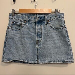 Denim Levi’s Mini Skirt Summer Short Skirt Classic Elevated Denim Western Jean